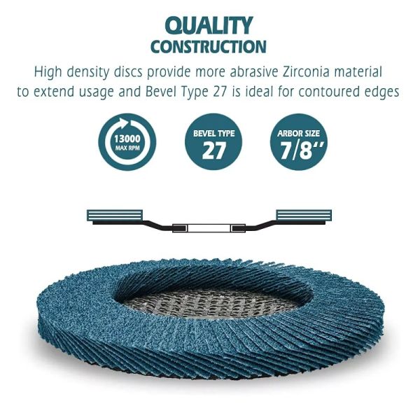 Flap Price 125*22.2mm Flap Disc Wheels 4 Inch Metal Abrasive Disc Grind Tools Flap