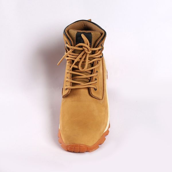 Mesh Lining Steel Toe Heat Resistant PU/PU Outsole Safety Boots for Men Safety Shoes