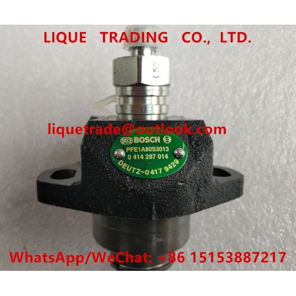 BOSCH unit pump 0414287014 , 0 414 287 014 , 0414 287 014  Deutz unit pump 04179429 , 0417 9429 , 0417-9429