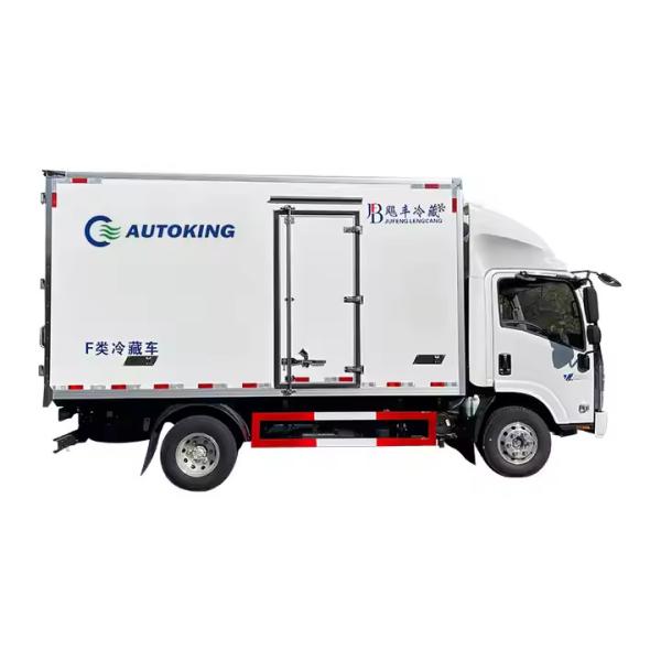 CIMC Refrigerator Truck 4*2 LHD Refrigerated Truck Trailer Food Refrigerator Freezer Truck Insulated for Sale