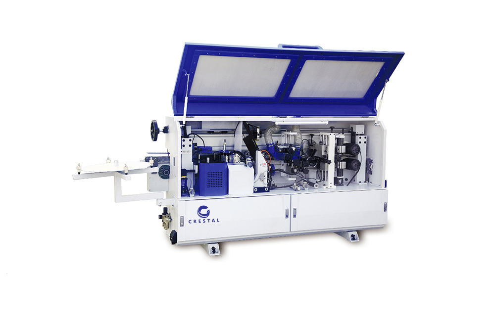 Straight edge banders suitable for woodworking and furniture manufacturing providing edge banding solutions with operation