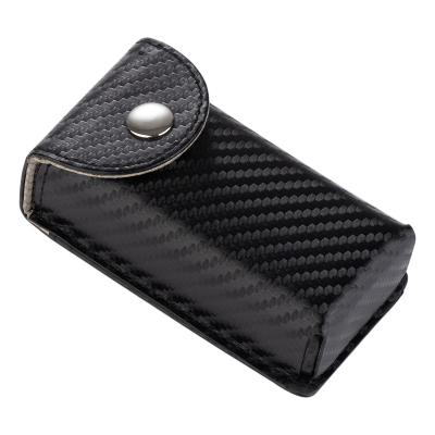 Pu Leather Key Blocking Pouch , Black Fob Small Key Box Holder Anti Radiation
