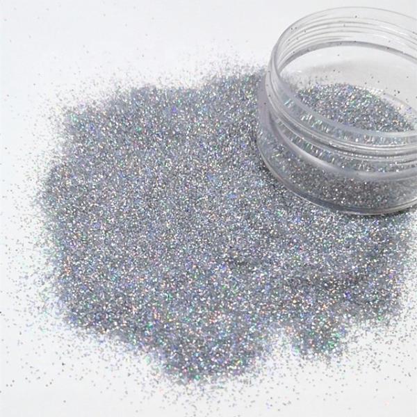 Targeting Buyers Holographic Silver Hologram Laser Glitter Powder in Various Shades of Red