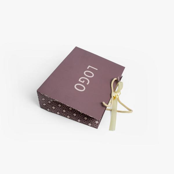 Custom Printed Biodegradable Packaging Brown Kraft Paper Bag With Handle for Shopping