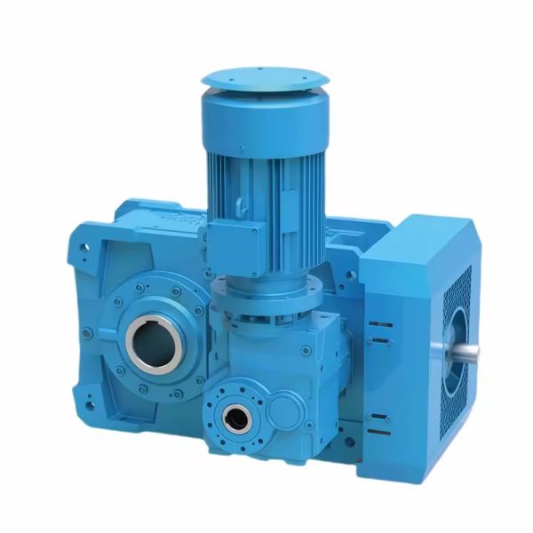 Custom 1.1 kW Single-Stage Reduction RV Series Worm Gearbox Motor Reducer with Helical Gears for Industrial Machinery