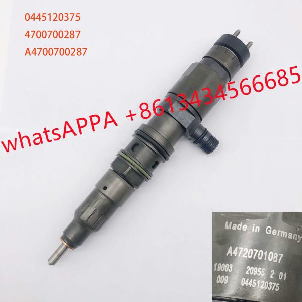 Injecteurs de carburant diesel de CRIN4-21 Bosch pour le camion 4700700287 0445120375 0445120374