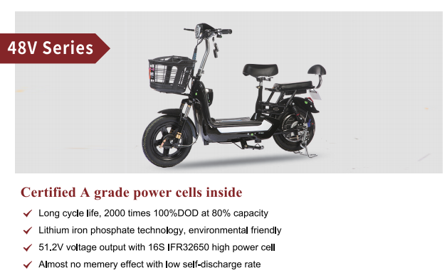 наивысшая мощность автомобильных аккумуляторов блока батарей 48В велосипеда 20Ах ЛиФеПО4 электрическая электрическая