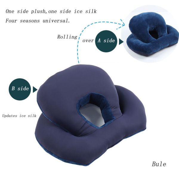 Comfortable Nap Customized Office Support Cervical Memory Foam Pillow with 1kg Weight