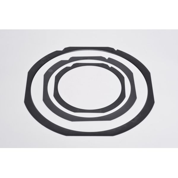 12 polegadas Wafer Quadro Dicionário Corte Anel Redondo Fixado Disco de Silício Anel de Ferro