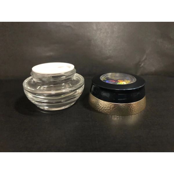 сливк 20г 30г 50г стеклянная раздражает косметику упаковывая для цвета и Силкскрен заботы кожи различного