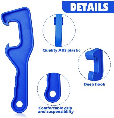 Chave de nylon plástica da tampa da cubeta, 19.5cm chave da cubeta de 5 galões
