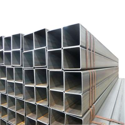 Square 1045 Galvanized Steel Pipe 16m Length BS1387 BS EN39 Standard