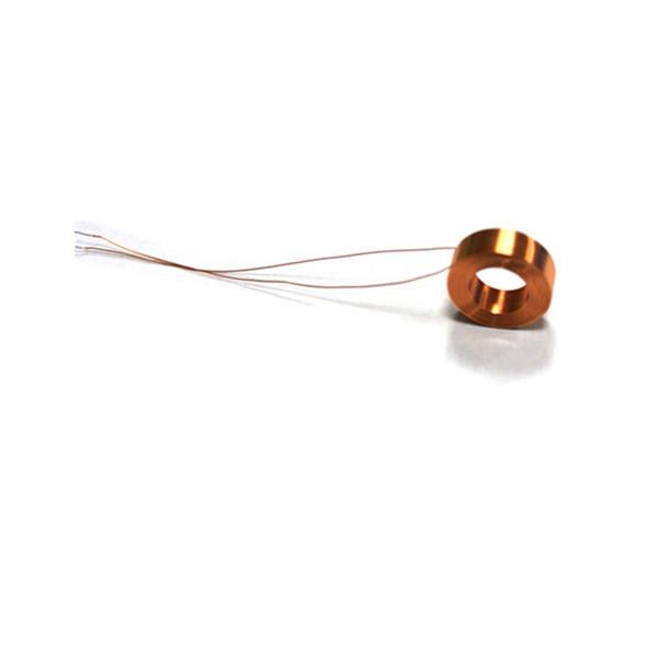Round Flat Air Core Inductor Coil 220 Degree , Mini Copper Coil For Toy
