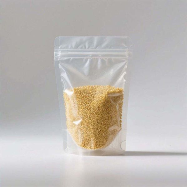 Transparent Stand UP Pouch Food Safe Resealable Sweet Pouches Tear Resistant
