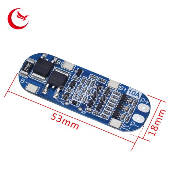 3S 10A Li Ion 18650 Charger Protection Board 11.1V 12.6V
