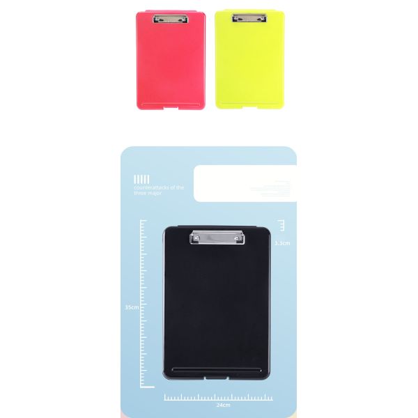 Eco-friendly A4 Plastic Foldable Clipboard Storage Nursing Clipboard Document Case