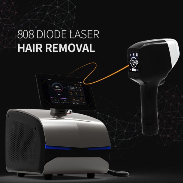 Painless Permanent Aesthetic Diode Laser Equipment 808nm