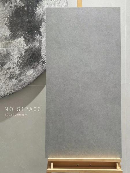 Gris clair 48 X24 Glaçage étoilé visage de bébé intérieur plancher carreaux de porcelaine pour chambre