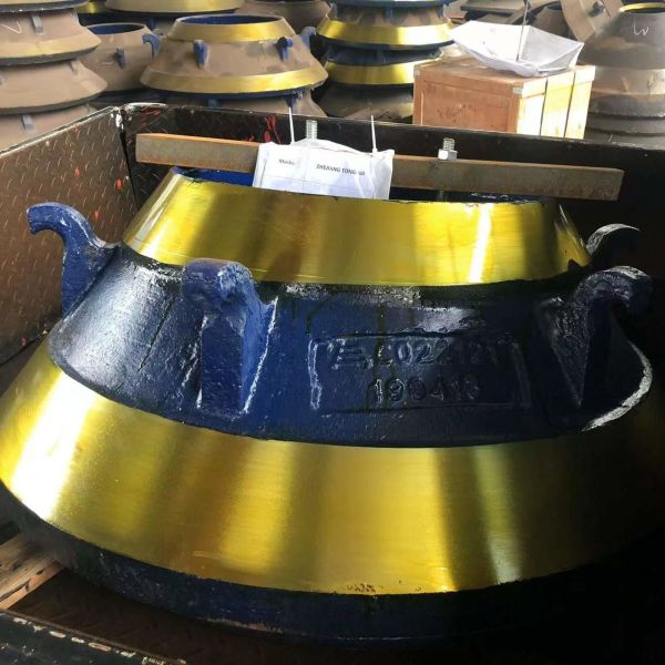 Хламида запасных частей конической дробилки и частей носки вогнутая