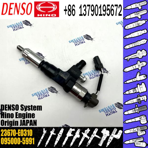 injecteurs de carburant diesel HINO J05D de 23670-E0310 23670-E0311 Denso