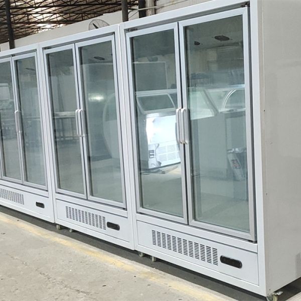 2 Door 1060W 1000L Convenience Store Display Cooler