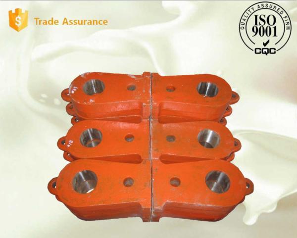 Gauge Check Alloy Steel Castings / Chrome Molybdenum Steel Liners for Cement mill