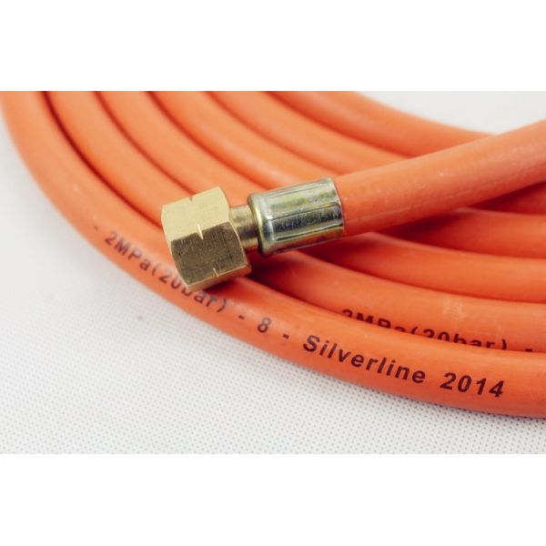 ID собрания шланга для бензина BS EN559 оранжевый резиновый LPG поверхность 6mm до 13mm ровная