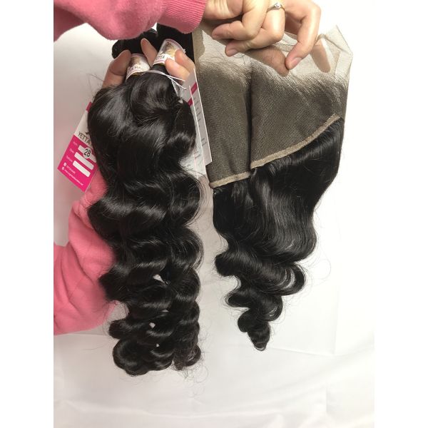 Cheveux non-traités originaux de embrouillement libres de cheveux de Vierge de Brésilien de 100%