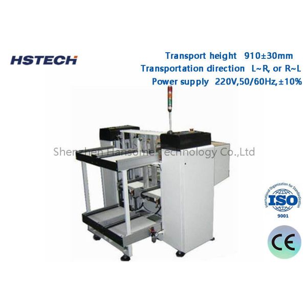 SMT Producción 90 grados de la revista de PCB descargador de botón de control LED MD informe