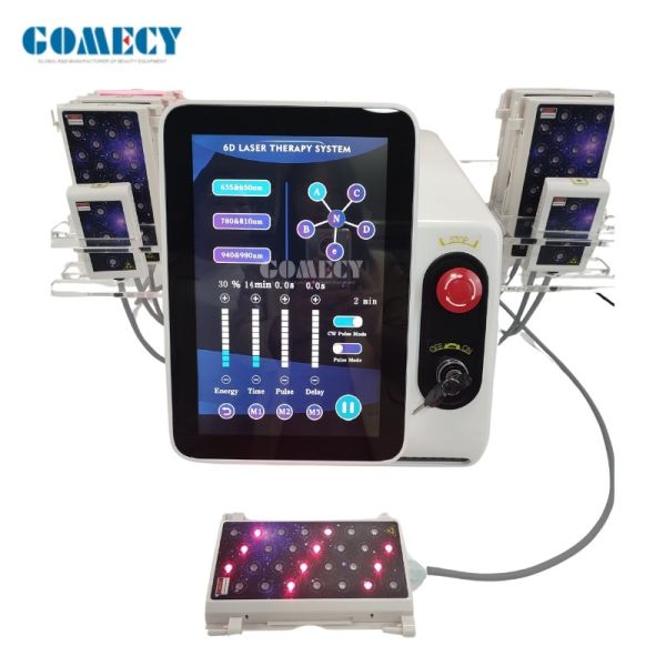 Non-invasive Fat Removal 6D Laser 532nm Laser  Cellulite Removal Body Slimming 635nm Red Light 6d Lipo Laser Machine