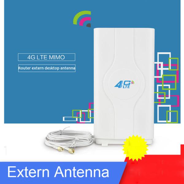 Fast delivery 2019 new mimo omni white 4g 2m rg174 cable sma ts9 antenna