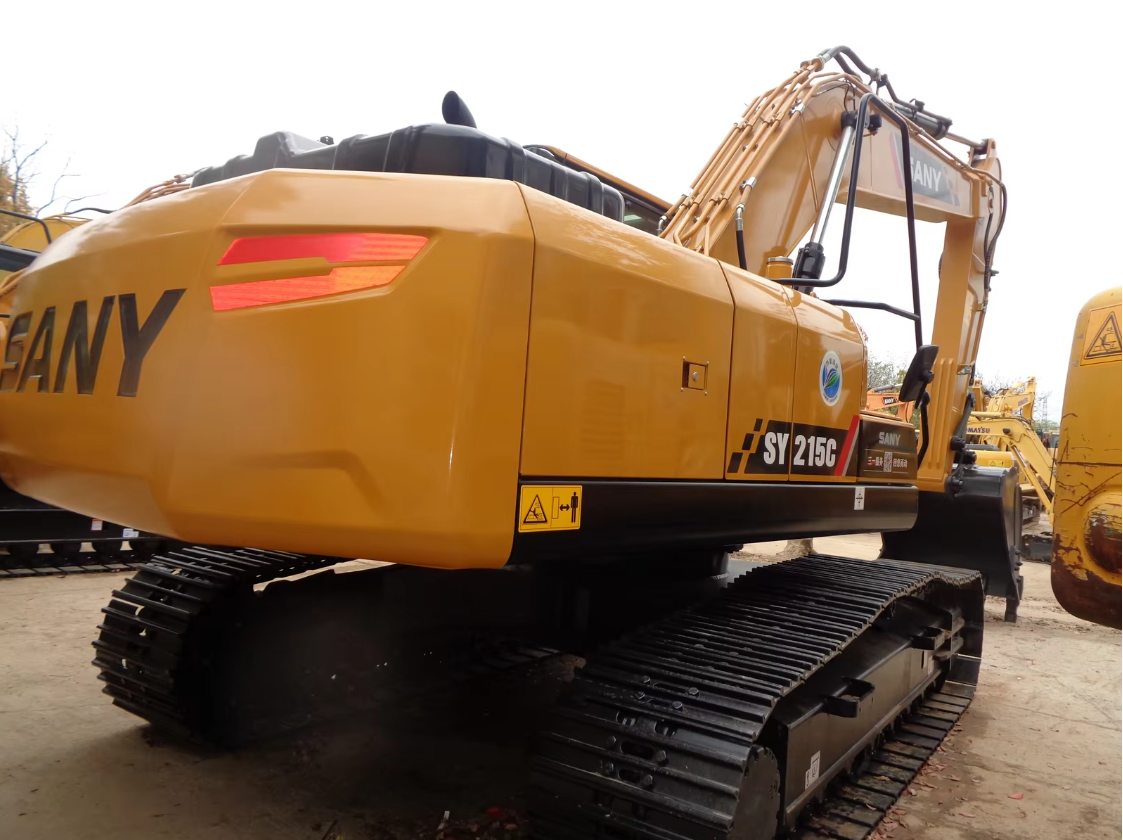 SANY SY215C Used Crawler Type Excavator Construction Machinery Digger 118KW 2000Rpm