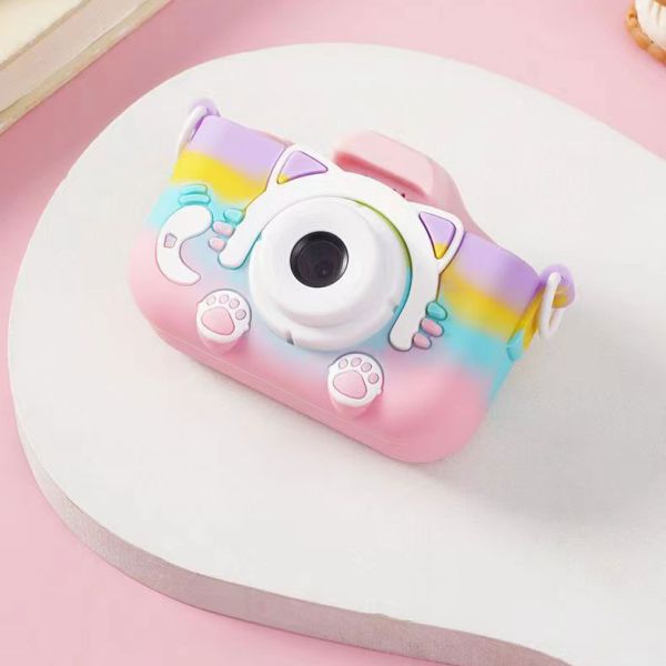 32GB Card Children HD Video Digital Camera for 2-4 Years Unisex and 2 Inch IPS Screen