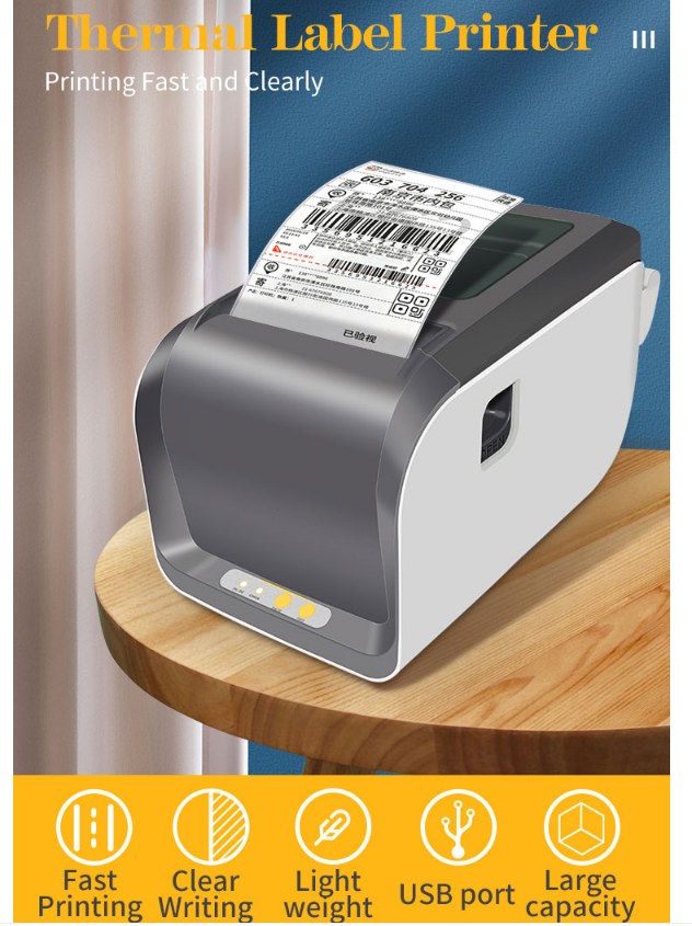 Принтер ярлыка штрихкода Usb черной белой доставки 4x6 термальный