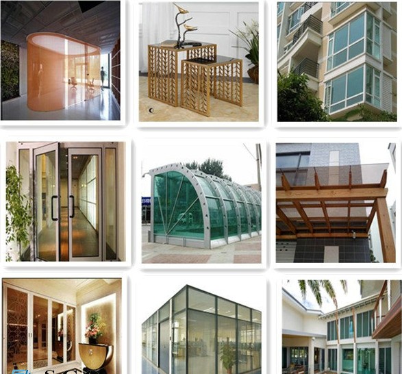 3mm-19mm Tempered Glass Anti Reflective Tempered Glass Fine Polished Edge Flat Curved Toughened Glass Thermal Shock Resistant High Bending Strength