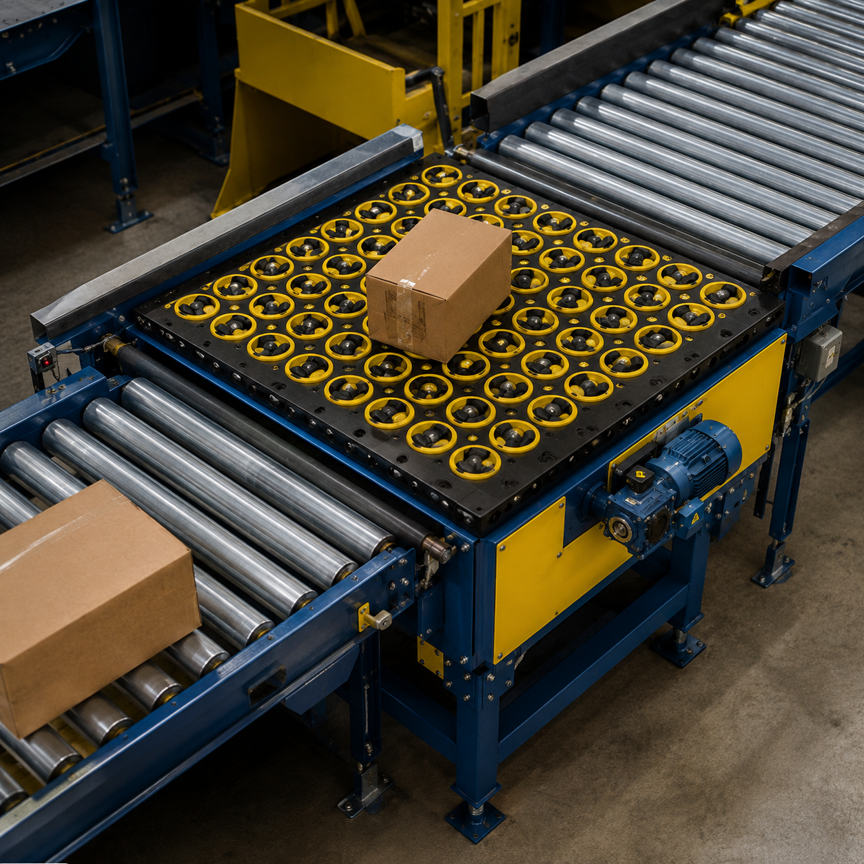 Adjustable Sorting Speed Servo Driven Wheel Sorter for Parcel Handling Automation