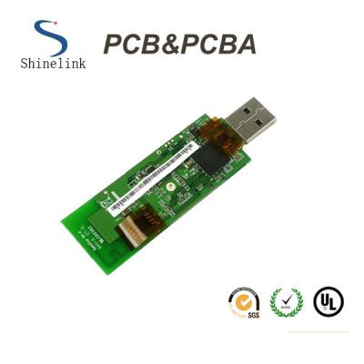 2 de circuito eletrônico camadas do conjunto com TG170FR4, conjunto da placa da placa do PWB