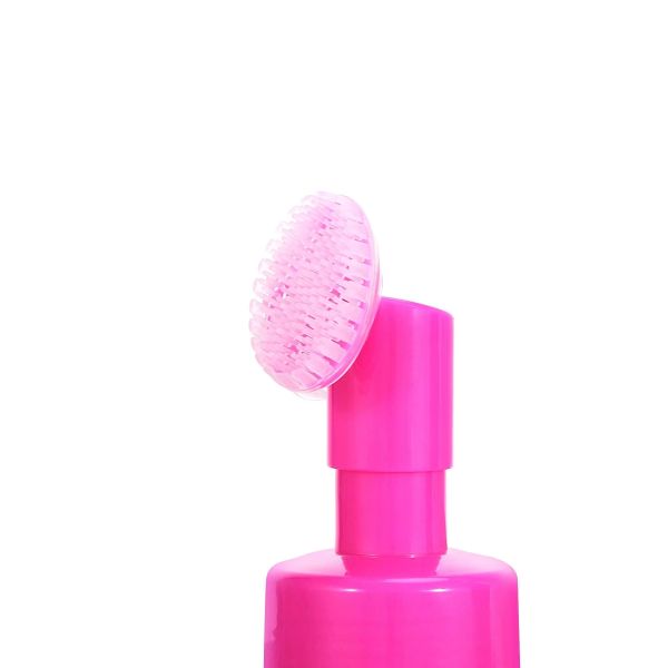 42/43mm Silicone Brush Foam Pump Cosmetic Dispenser with Customized Silkscreen Print and Plastic Material