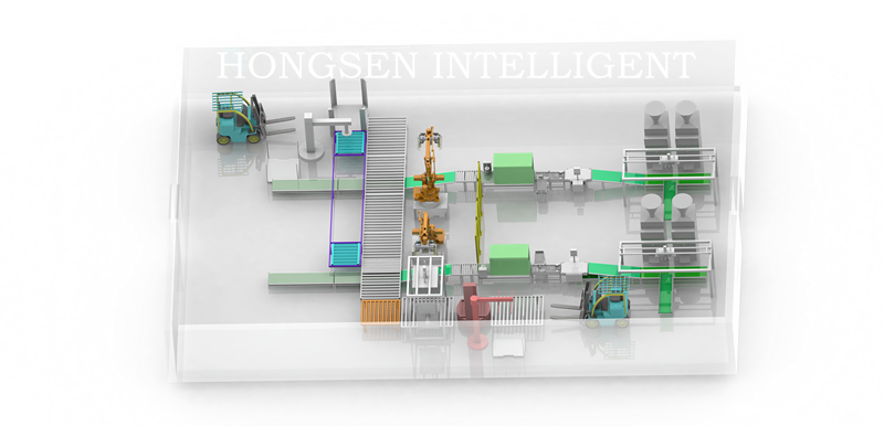 PVPE Pneumatic Valve Bag Packing Machine For Animal Pet Food / Powder / Granule