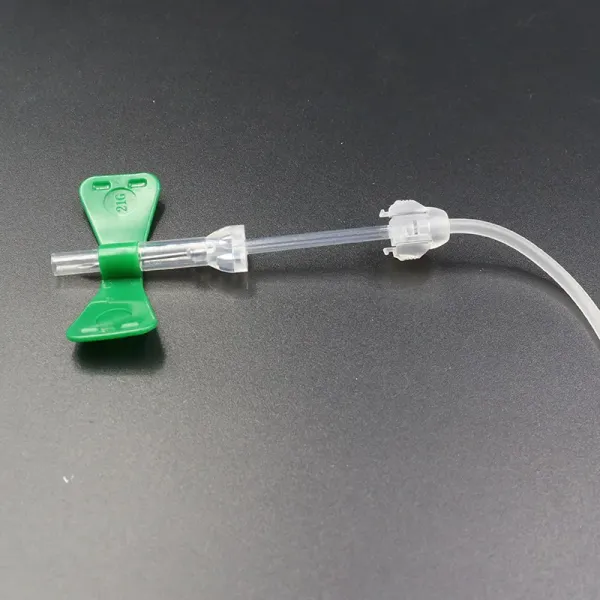 Disposable Single Used Hospital Butterfly Vacuum Blood Collection Needle 21g 23G with CE ISO