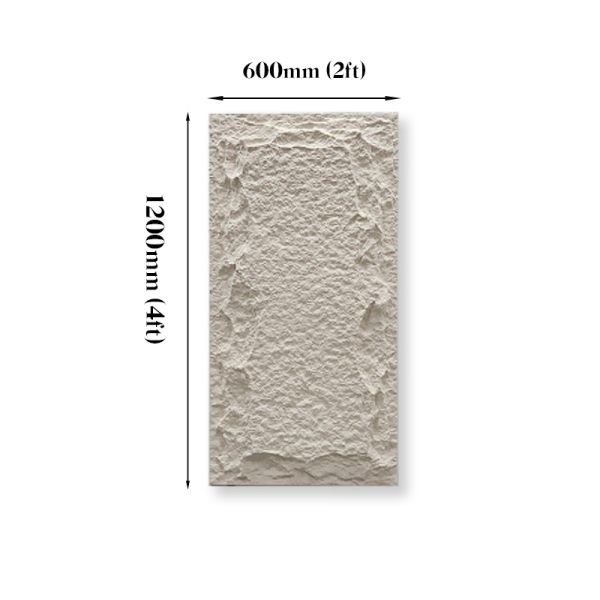 Modern PU Stone Mushroom Texture Polyurethane Wall Panel Easy Install For Exterior Cladding