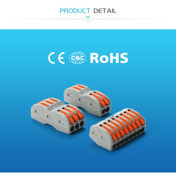 нажим терминального блока поляков 2.5mm2 3 в соединителях провода