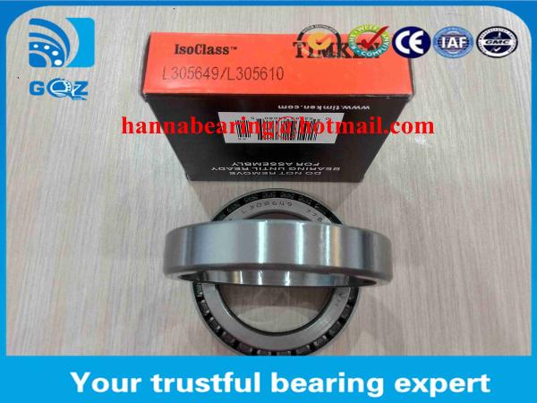 L305613 Low Friction GCr15 Steel Inch Tapered Roller Bearings  50.8x83.337x18.255mm