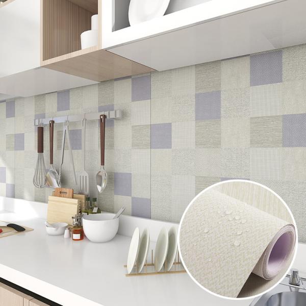 Vinyl Wallpapers Kitchen Brick PVC Wallpaper Bedroom Wall paper Oil proof 3D Wall Sticker