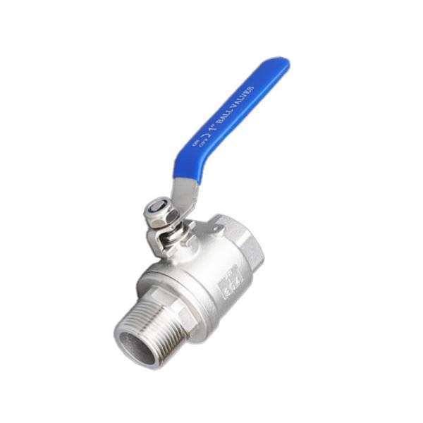 SS304/SS316 Stainless Steel 2PC Full Port Ball Valve BSP/NPT Thread High Pressure Ball Valve