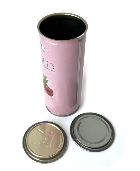 Personalized Three Piece Can 330ml 52mm X 170mm Tin Beverage Can Moisture Proof