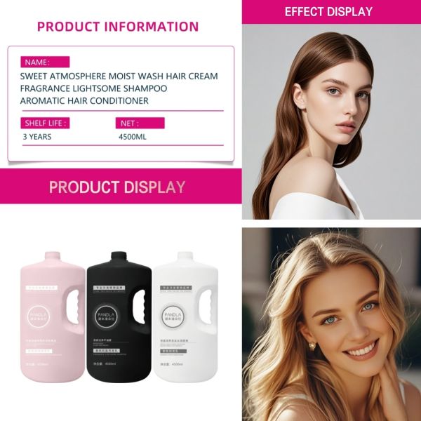 OEM ODM 4L Sulfate Free Shampoo and Conditioner Big Barrel Hair Scalp Expert Dandruff Relief Factory Supply