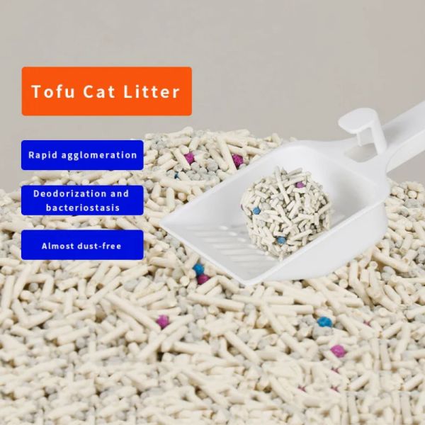 Bentonite And Tofu Mixed Cat Litter Dust Free Tofu Clumping Litter