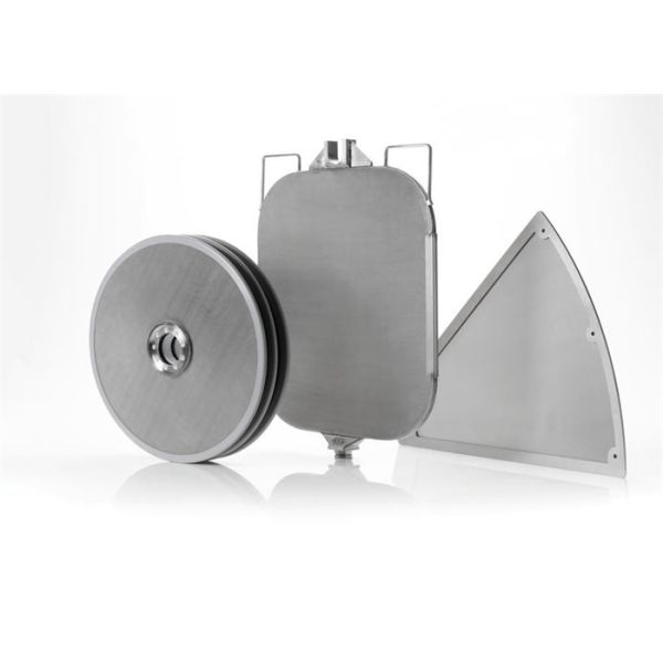 ДИСКИ ячеистой сети 350мм круглые с ободком сплетенные нержавеющей сталью