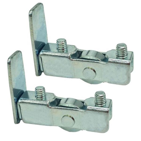 Колеса сползая стеклянной двери плакировкой цинка, ролик двери шкафа утюга ODM